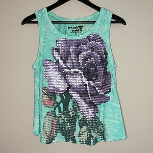 Urban Outfitters Project Social T tank top with open back